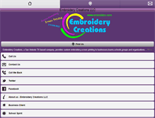 Tablet Screenshot of embroidco.com